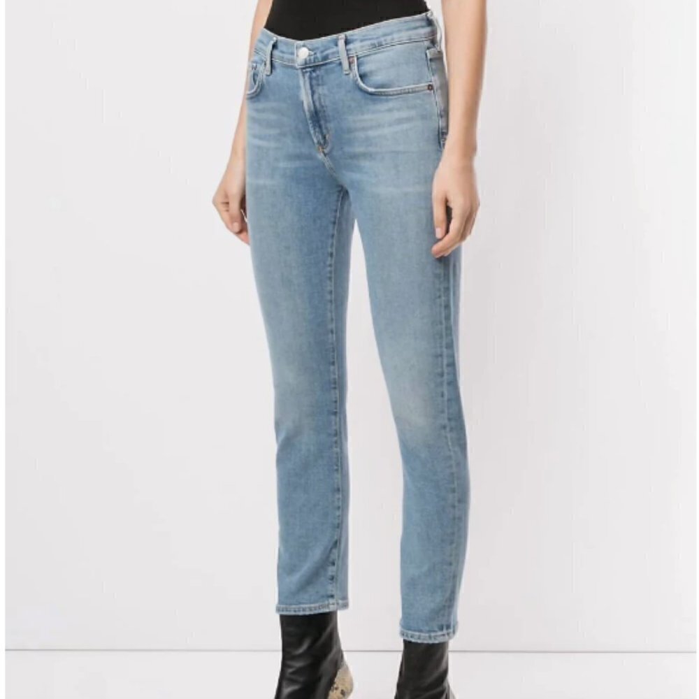 Agolde Toni Mid-rise Straight-leg Jeans